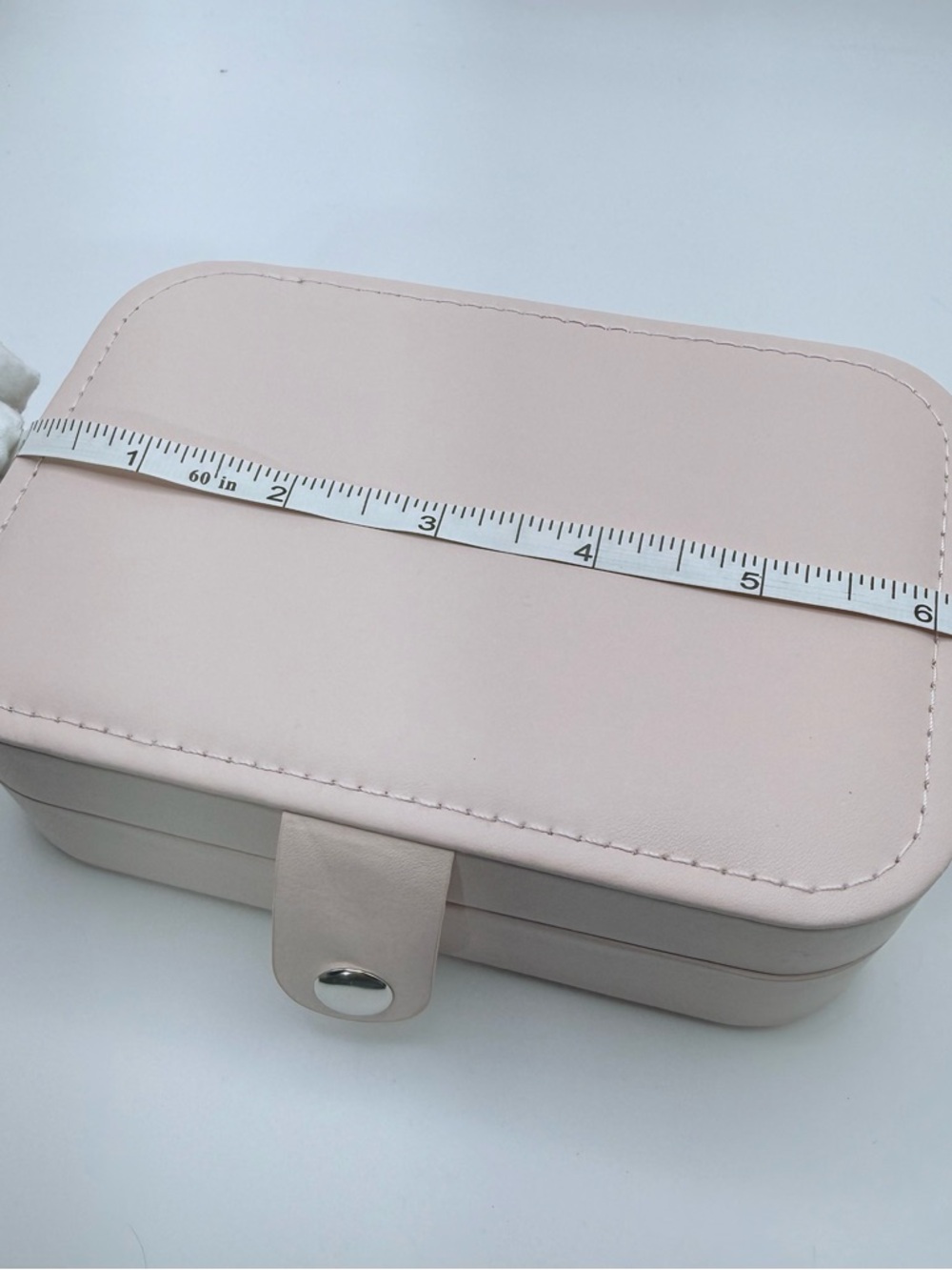 Blush Pink Travel Jewelry Case - Picture 12 of 16